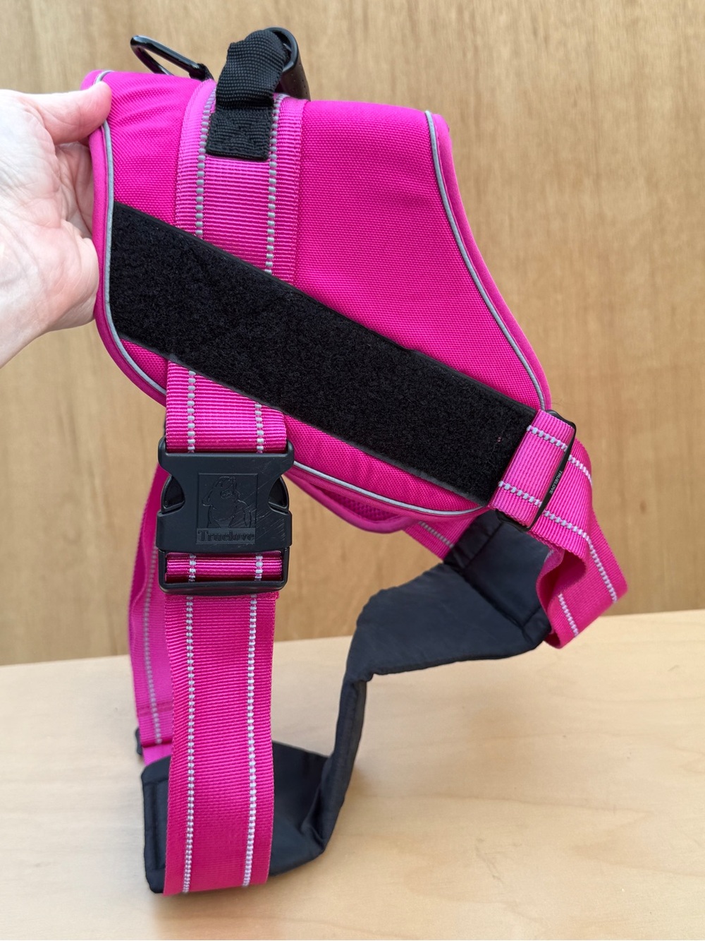 Truelove TLH5751 XXL No Pull Reflective Dog Harness Fuchsia Pink 2XL Giant Breed